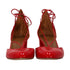 Women's Aquazzura Alexa 50 Pumps in Red Patent Leather