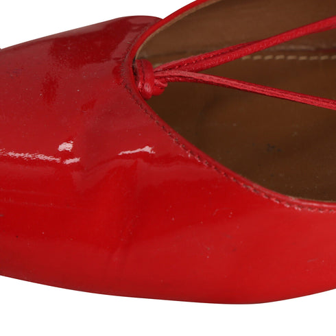 Women's Aquazzura Alexa 50 Pumps in Red Patent Leather