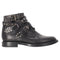 Women's Saint Laurent Studded Ranger Ankle Boots in Black Leather