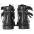 Women's Saint Laurent Studded Ranger Ankle Boots in Black Leather