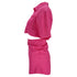Women's Jacquemus La Chemise Arles Cutout Mini Dress in Pink Viscose