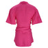 Women's Jacquemus La Chemise Arles Cutout Mini Dress in Pink Viscose