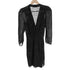 Women's Ba&Sh Celia Polka Dot Ruffled Mini Dress in Black Silk