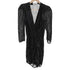 Women's Ba&Sh Celia Polka Dot Ruffled Mini Dress in Black Silk