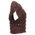 Women's Brunello Cucinelli Open-Work Knitted Top in Brown Cotton