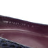 Women's Stuart Weitzman Snake-Embossed Pointed Pumps in Navy Blue Leather