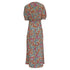 Women's Saloni Lea Printed Midi Dress in Multicolor Viscose