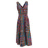 Women's Saloni Zoey Printed Cutout Midi Dress in Multicolor Cotton