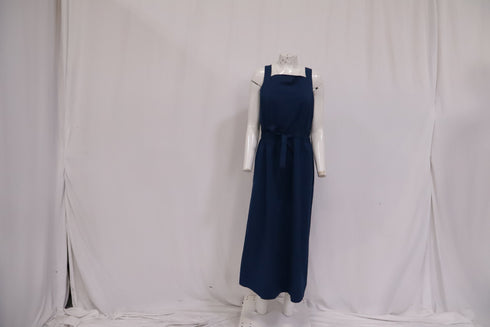 Women's Max Mara Leisure Panfilo Midi Dress in Navy Blue Cotton