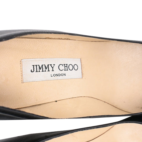 Women's Jimmy Choo Romy Pumps in Black Leather