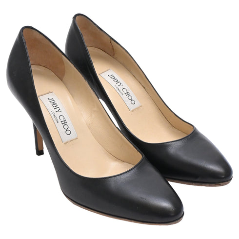 Women's Jimmy Choo Romy Pumps in Black Leather
