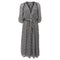 Women's Ba&sh Kamala Midi Dress in Multicolor Viscose