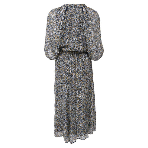 Women's Ba&sh Kamala Midi Dress in Multicolor Viscose