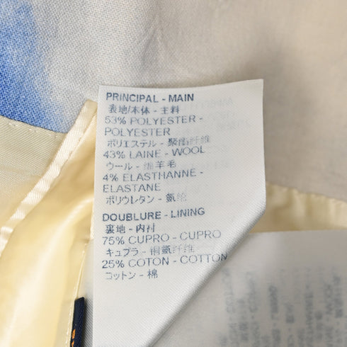 Men's Louis Vuitton Embossed Cloud Blazer in Blue Polyester