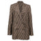 Women's Fendi Monogram Blazer in Multicolor Silk