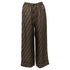 Women's Fendi Monogram Palazzo Trousers in Multicolor Silk