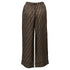 Women's Fendi Monogram Palazzo Trousers in Multicolor Silk