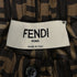 Women's Fendi Monogram Palazzo Trousers in Multicolor Silk