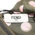 Women's Fendi Printed Midi Dress in Brown Silk