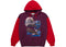 Supreme MM6 Maison Margiela Eagle Zip Up Hooded Sweatshirt Red