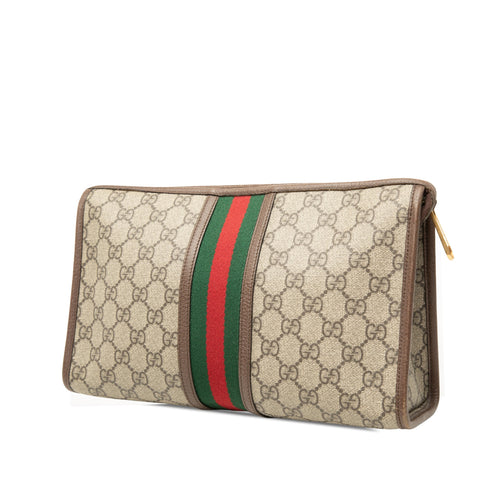 Ophidia Pouch GG Coated Canvas Medium