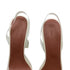 Women's Amina Muaddi Begum Glass Slingback Pumps in White PVC