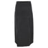 Women's Proenza Schouler Straight Maxi Skirt with Slits in Black Wool