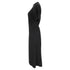 Women's Proenza Schouler Short-Sleeve Midi Dress in Black Cotton