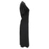 Women's Proenza Schouler Short-Sleeve Midi Dress in Black Cotton