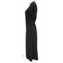 Women's Proenza Schouler Short-Sleeve Midi Dress in Black Cotton