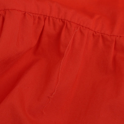 Women's Ulla Johnson Olina Midi Tiered Dress in Coral Cotton