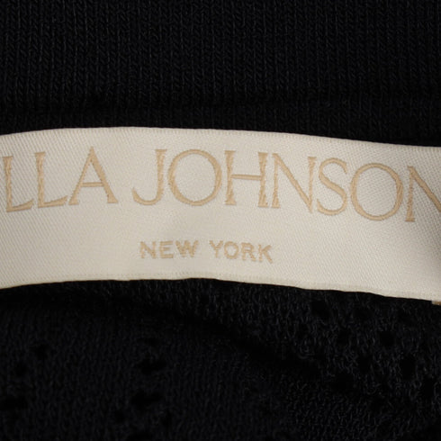 Women's Ulla Johnson Lace Maxi Skirt in Black Viscose