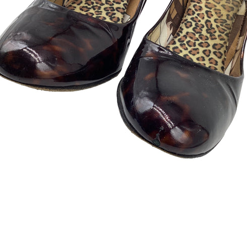 Women's Stuart Weitzman Tortoiseshell Pumps in Brown Patent Leather