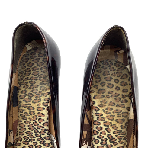 Women's Stuart Weitzman Tortoiseshell Pumps in Brown Patent Leather