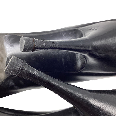 Women's Stuart Weitzman Pointed-Toe Pumps in Black Leather