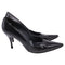 Women's Stuart Weitzman Pointed-Toe Pumps in Black Leather