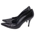 Women's Stuart Weitzman Pointed-Toe Pumps in Black Leather