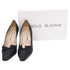 Women's Manolo Blahnik Slingback Pumps in Black Leather