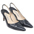 Women's Manolo Blahnik Slingback Pumps in Black Leather