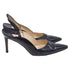 Women's Manolo Blahnik Slingback Pumps in Black Leather