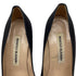 Women's Manolo Blahnik Slingback Pumps in Black Leather