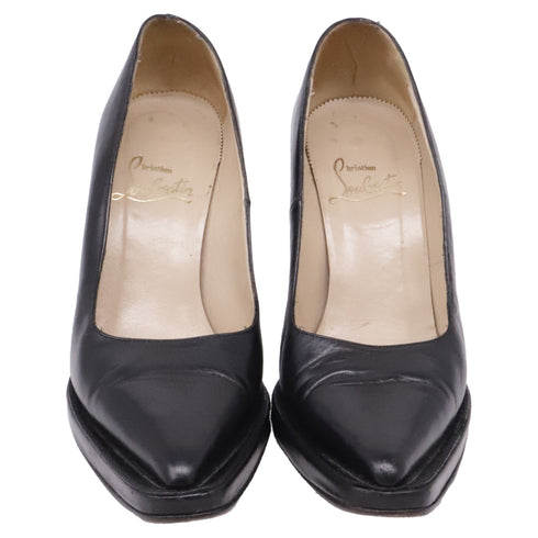 Women's Christian Louboutin Pumps in Black Leather