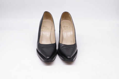 Women's Christian Louboutin Pumps in Black Leather