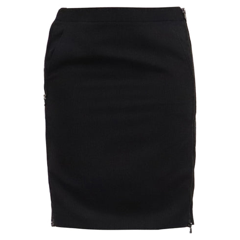 Women's Moschino Pencil Skirt in Black Acetate