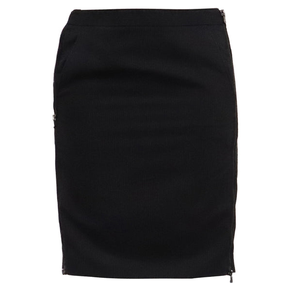 Women's Moschino Pencil Skirt in Black Acetate