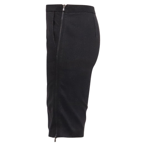 Women's Moschino Pencil Skirt in Black Acetate
