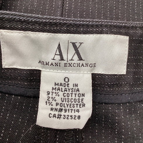Women's Giorgio Armani Pencil Skirt in Black Cotton