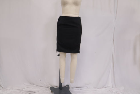 Women's Giorgio Armani Pencil Skirt in Black Cotton