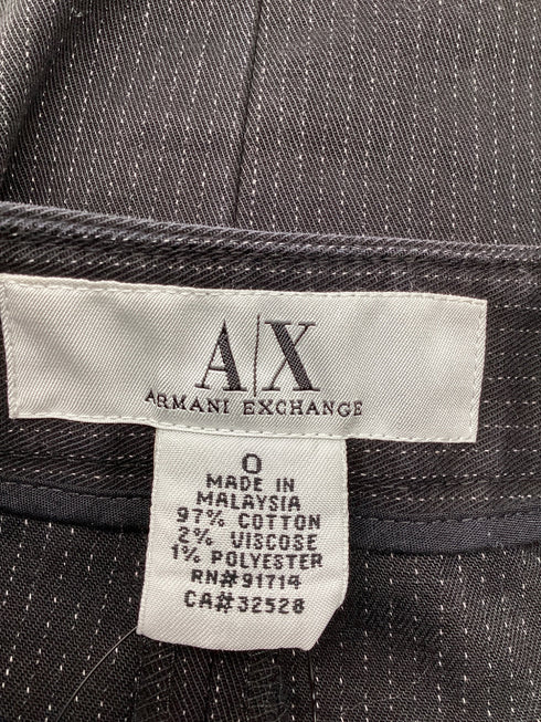 Women's Giorgio Armani Pencil Skirt in Black Cotton