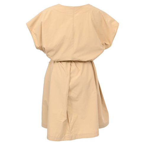 Women's Weekend Max Mara Mitico Midi Dress in Beige Cotton